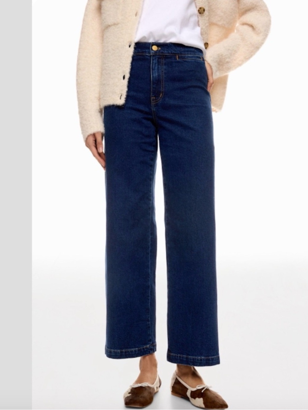 Madewell Emmitt wide-leg  Jeans - Dark Wash